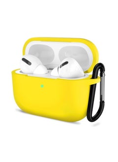 wexon Protective Shockproof Silicone Case Cover for Apple AirPods pro   yellow  - Image 1
