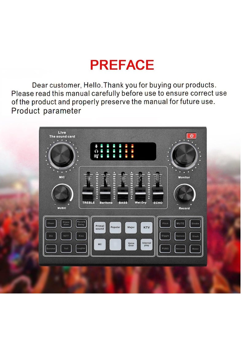 ELTRAZONE Elite V9 Sound Card & BM800 Pro Microphone Bundle for Advanced Broadcasting  - Image 2