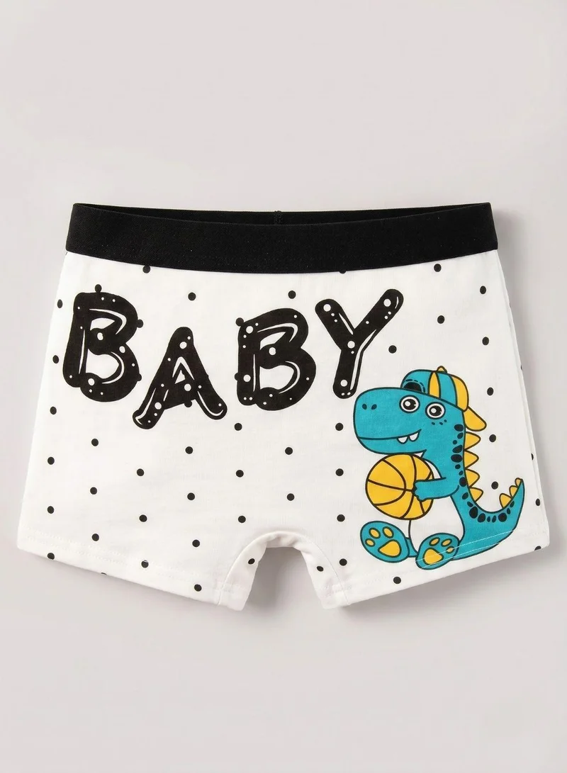 بيبي كلو Boys Fun Cotton Print Boxers Pack of 4