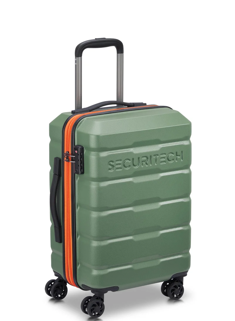 Delsey Securitech Citadel By Delsey Expendable Double wheel cabin trolley luggage bag 55cm Green