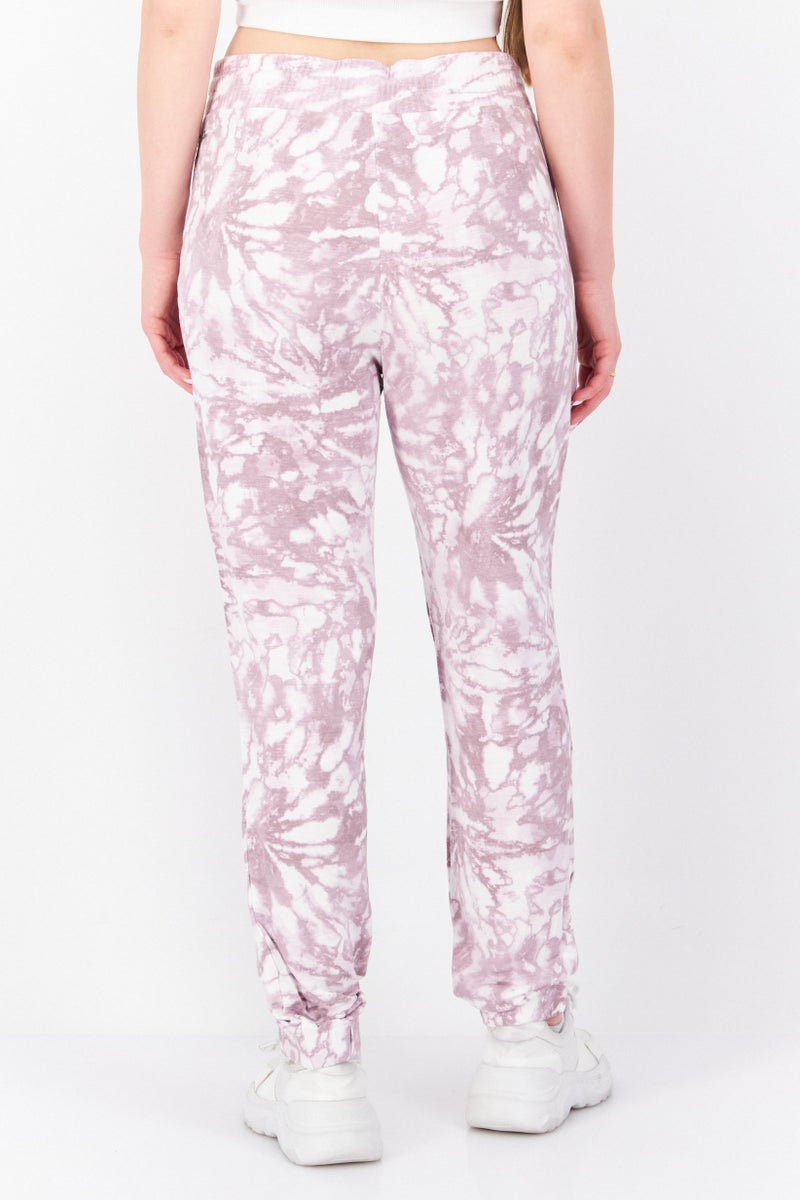 Andrew Marc Women Sportswear Fit Outdoor Jogger Pants, White Combo - Image 3