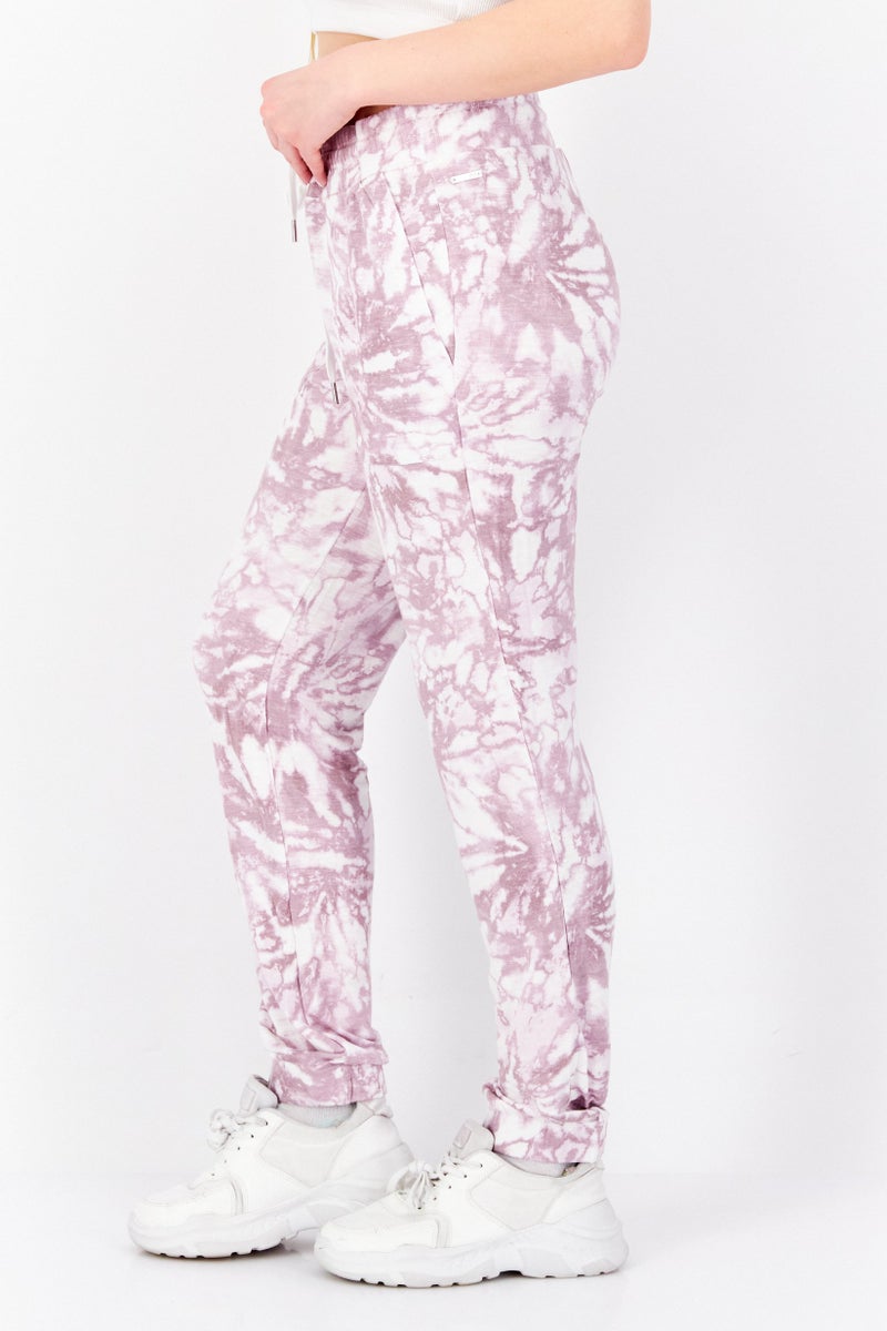 Andrew Marc Women Sportswear Fit Outdoor Jogger Pants, White Combo - Image 2