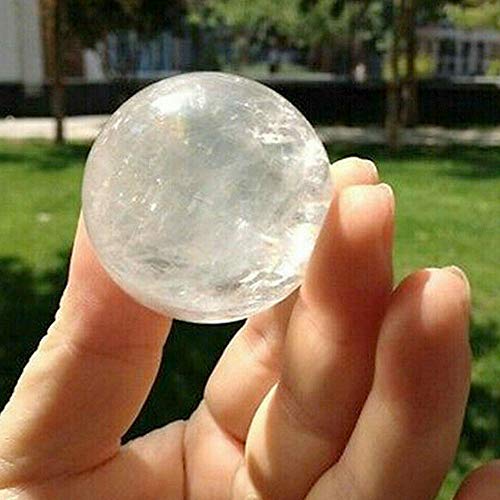 Wixine 1Pcs 35-40mm Rare Clear Natural Rainbow Large Quartz Crystal Sphere Ball Healing Stone - Image 2