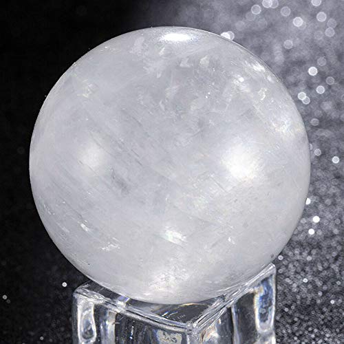 Wixine 1Pcs 35-40mm Rare Clear Natural Rainbow Large Quartz Crystal Sphere Ball Healing Stone - Image 5