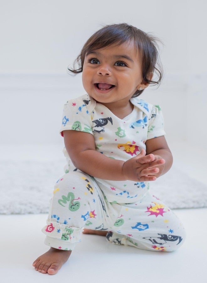 Harry Potter Gryffindor Hufflepuff Ravenclaw Slytherin Infant Baby Girls 3 Pack T-Shirts Pink/White 18 Months - Image 4