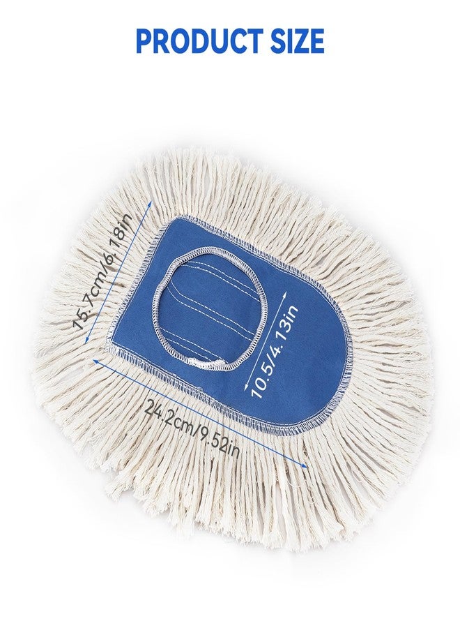 BeiLan 10 Inch Dust Mop Head: Replacement Medium Washable Commercial Sweeper and Janitorial Dust Mop Head Replacement (3 Packs) - Image 4