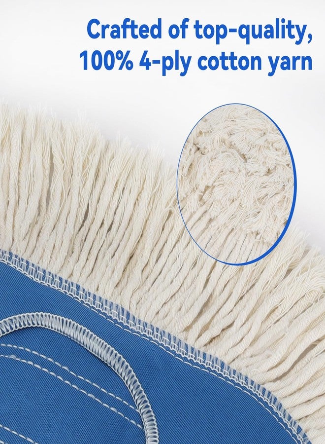 BeiLan 10 Inch Dust Mop Head: Replacement Medium Washable Commercial Sweeper and Janitorial Dust Mop Head Replacement (3 Packs) - Image 5