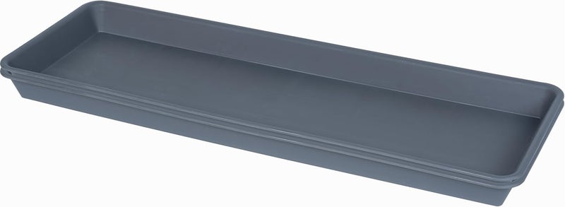 VUWEZ Rectangle Plant Tray, Plant Drip Tray, Plant Pot Saucers, Plant Germination Trays, Plant Saucers - Image 1