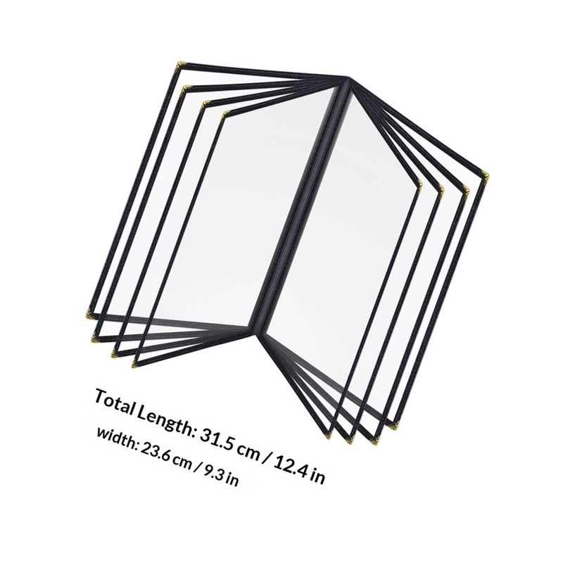 PVC Transparent Menu Covers, Practical for Hotels and Bars, Long Service Life - Image 2