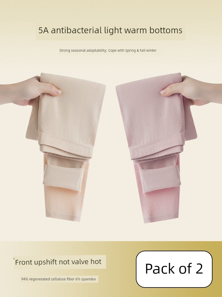 Fenteng women's long johns Modai cotton inner wear thin underwear line pants plus size slim fit warm leggings autumn and winter - Image 3