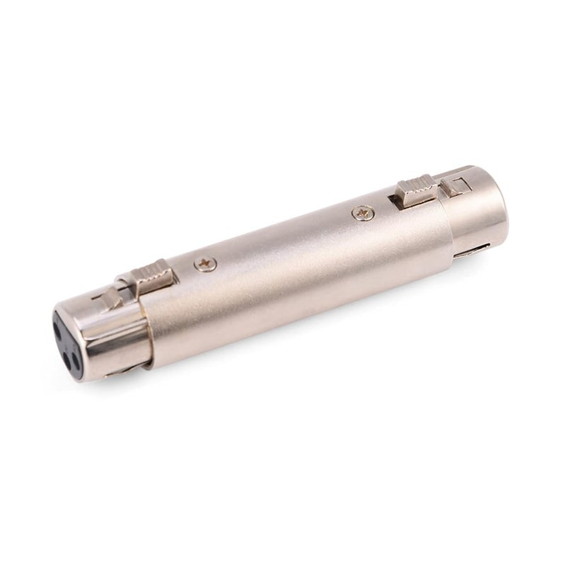 Zinc Alloy XLR Female to Female 3 Pin Adapter Noise Resistant for Microphone Audio Cables - Image 5