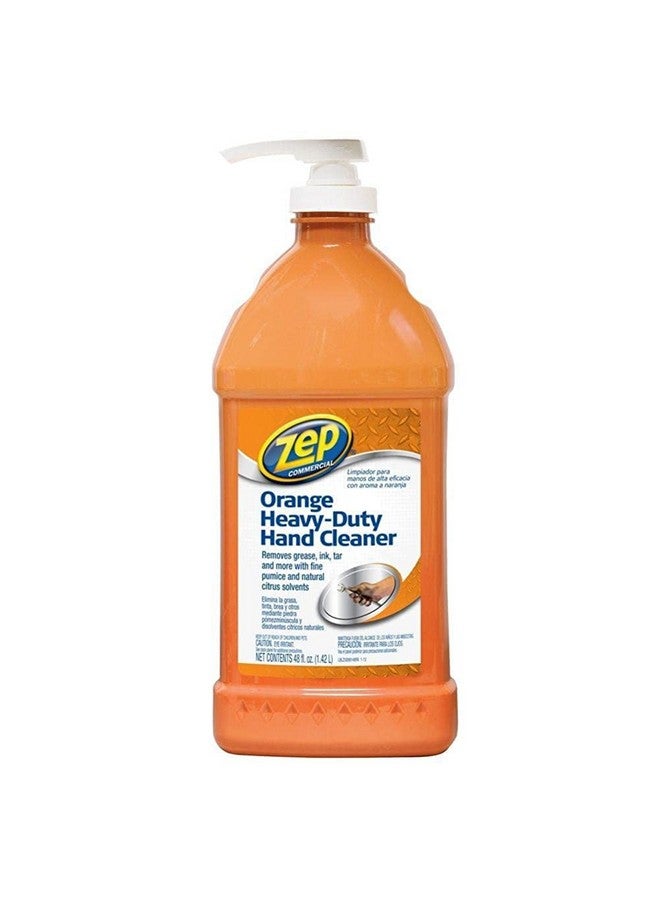 Zep Orange Heavyduty Hand Cleaner And Degreaser 48 Ounces Zu099148 48 Oz - Image 3