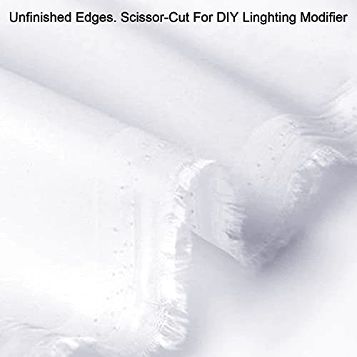 Fotoconic Light Diffuser Diffusion Fabric 2 Yard x 67 Inch /2 x 1.7 Meters Nylon Silk White Seamless Light Modifier for Photography Softbox, Light Tent and Light Modifier - Image 4