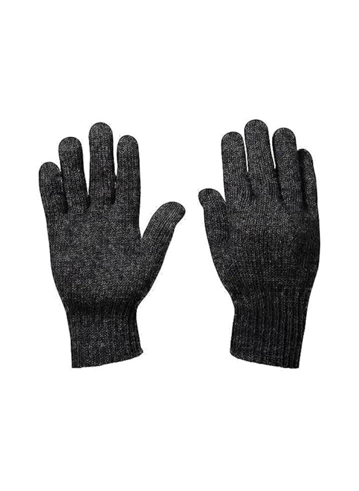Wool Full-Hand Gloves – Luxurious Black Winter Warmth with a Timeless Style for Ultimate Comfort and Protection - Image 1