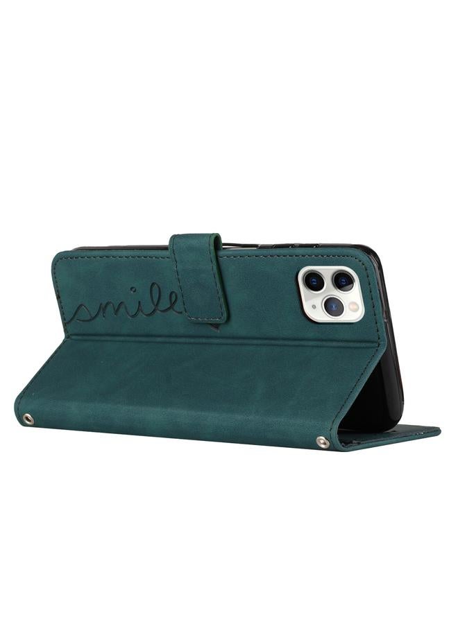 اس-توب جراب هاتف من الجلد بتصميم قلب ملمس ناعم لهاتف iPhone 11 Pro مع حبل تعليق - Image 3