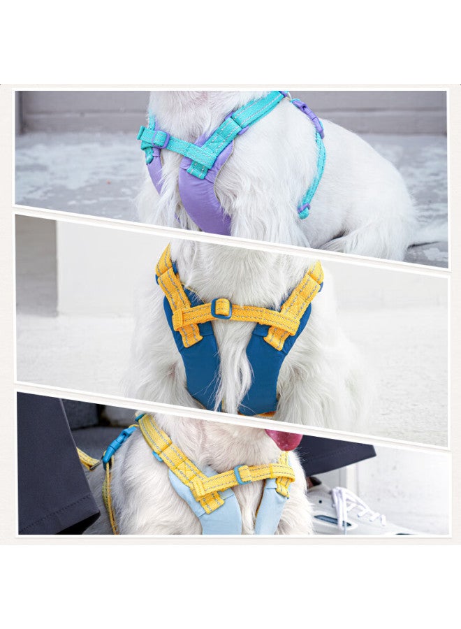 Tuffhound Dog Leash For Small And Medium Dogs, Lightweight Anti-burst Chest Harness Tf022, Elf Purple, Size M - Image 3