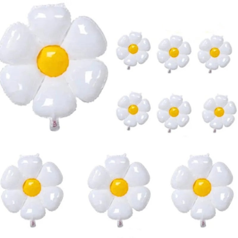 Giant Daisy Balloons Set of 10 - Image 1