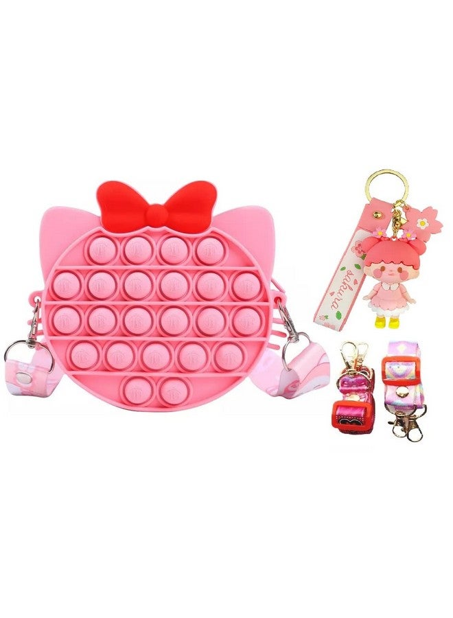 FunBlast FunBlast Pop It Sling Bag - Pop It Cross Body Bag for Kids, Pop It Purse for Girls, Birthday Gift for Girls, Toys for Girls, Pop It Game, Pouch for Girls, Toys for Girls (Pink)  - Image 1