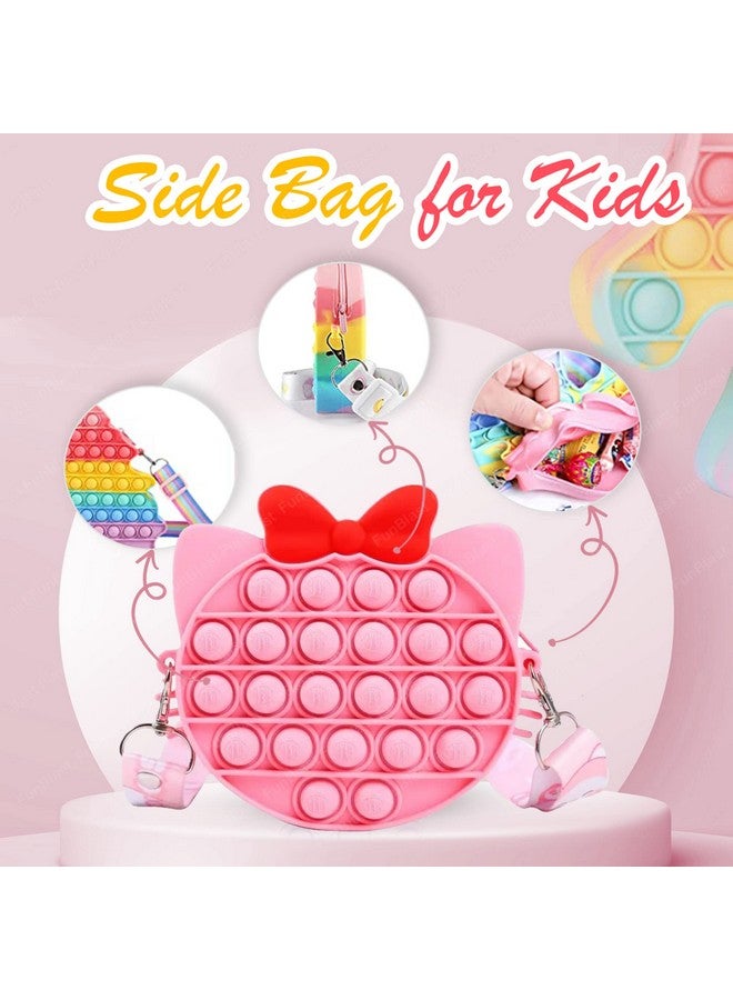 FunBlast FunBlast Pop It Sling Bag - Pop It Cross Body Bag for Kids, Pop It Purse for Girls, Birthday Gift for Girls, Toys for Girls, Pop It Game, Pouch for Girls, Toys for Girls (Pink)  - Image 3
