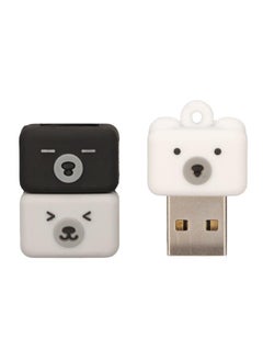 Thoraya PVC soft USB flash drive cute cartoon USB flash drive stacking bear USB flash drive gift USB flash drive b128G  - Image 1