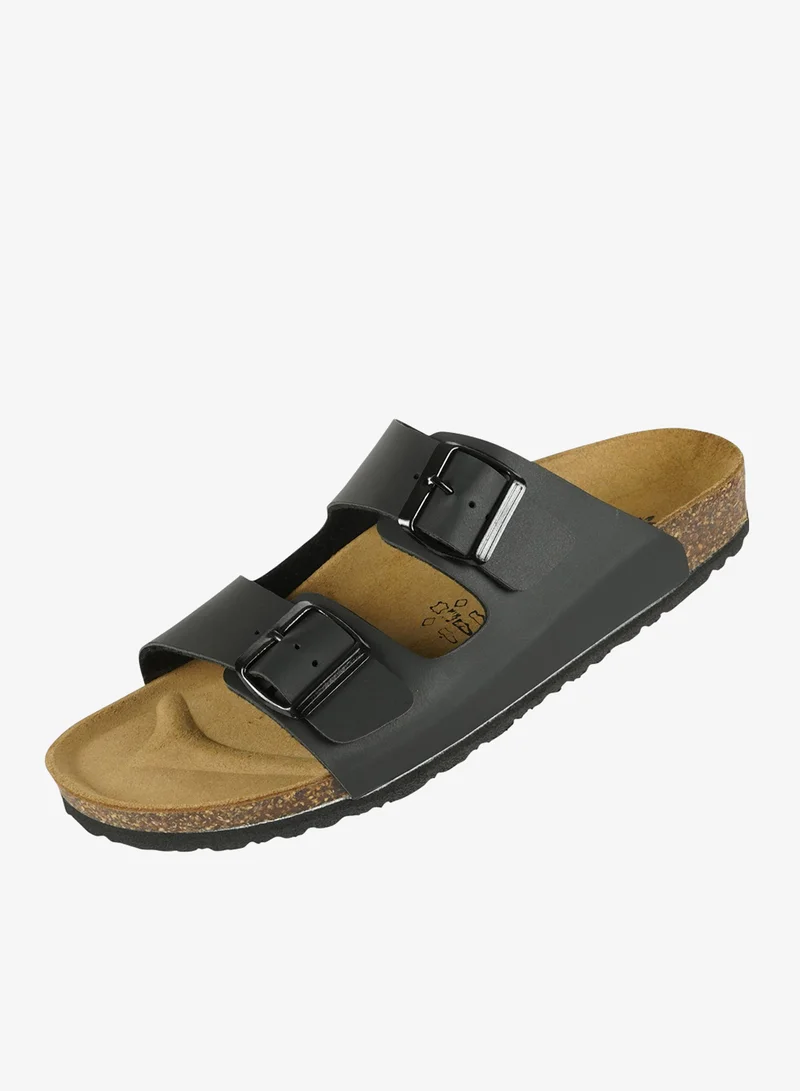 بيوتشيك صنادل رجالي بشريطين بيوشيك -أسود