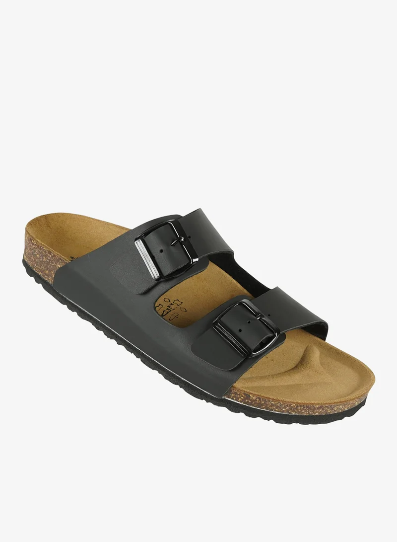 Biochic Black Biochic Mens Double Strap Sandals 012-375 1800PR-Black for Men | Best Price UAE