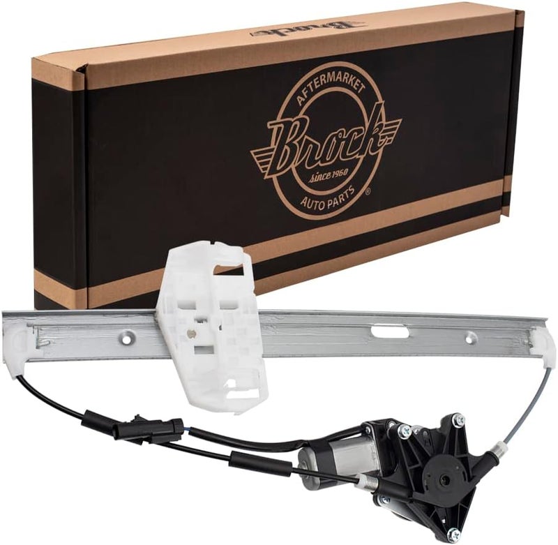 Brock Replacement Passenger Rear Power Window Lift Regulator w/Motor Assembly for 2007-2018 Wrangler - Image 1