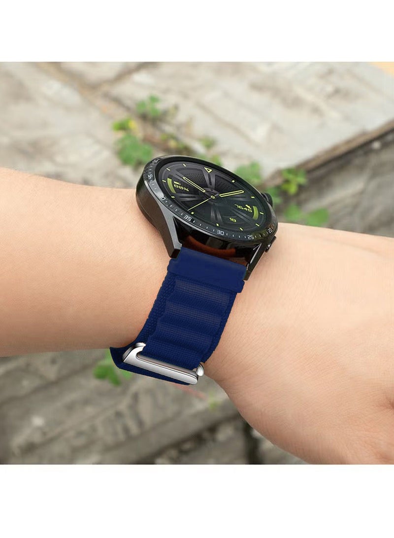 X-level حزام بديل ساعة هواوي 4 مقاس 22 مم حزام معصم بديل متوافق مع ساعة هواوي 4/ساعة GT3 46 مم/GT4 46 مم/GT2e 46 مم/GT2 46 مم/ساعة 2 كلاسيك حزام نايلون رياضي حزام سريع الإطلاق - Image 5