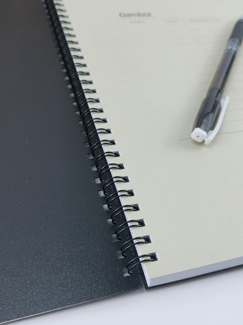 RAYSON Double Loop Binding Wires 7/16 Inch - 3 to 1 Pitch Wire Binding Capacity 80 Sheets, 11 inch Length, 32-Loop Black Wire Ring Pack of 100 to Bind Reports and Projects - Image 2