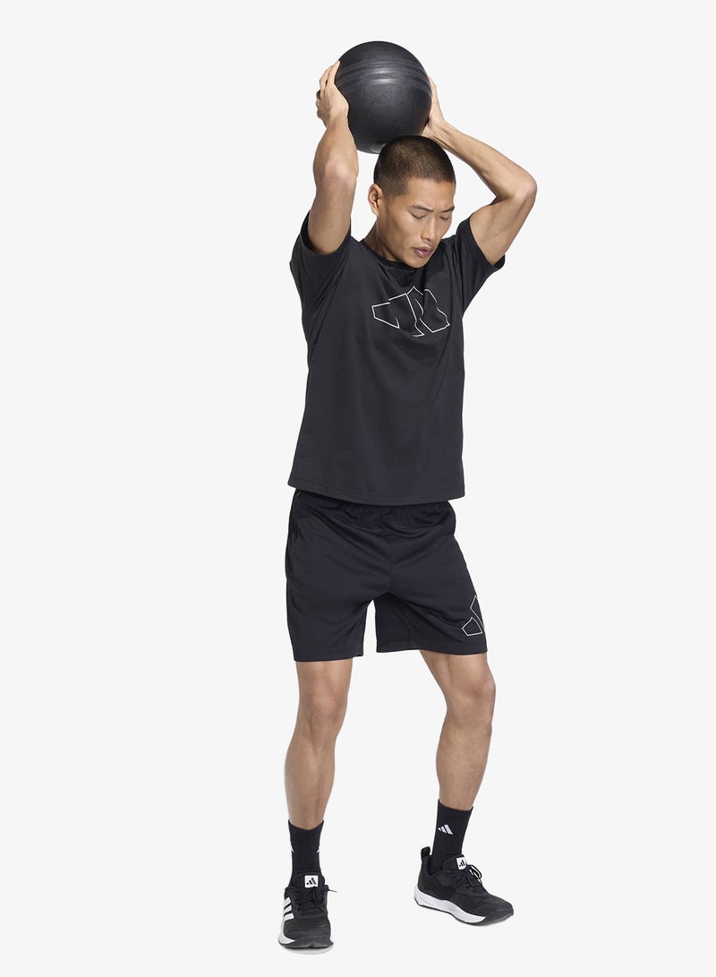 Adidas Workout Essentials Feelready Logo T-Shirt - Image 5