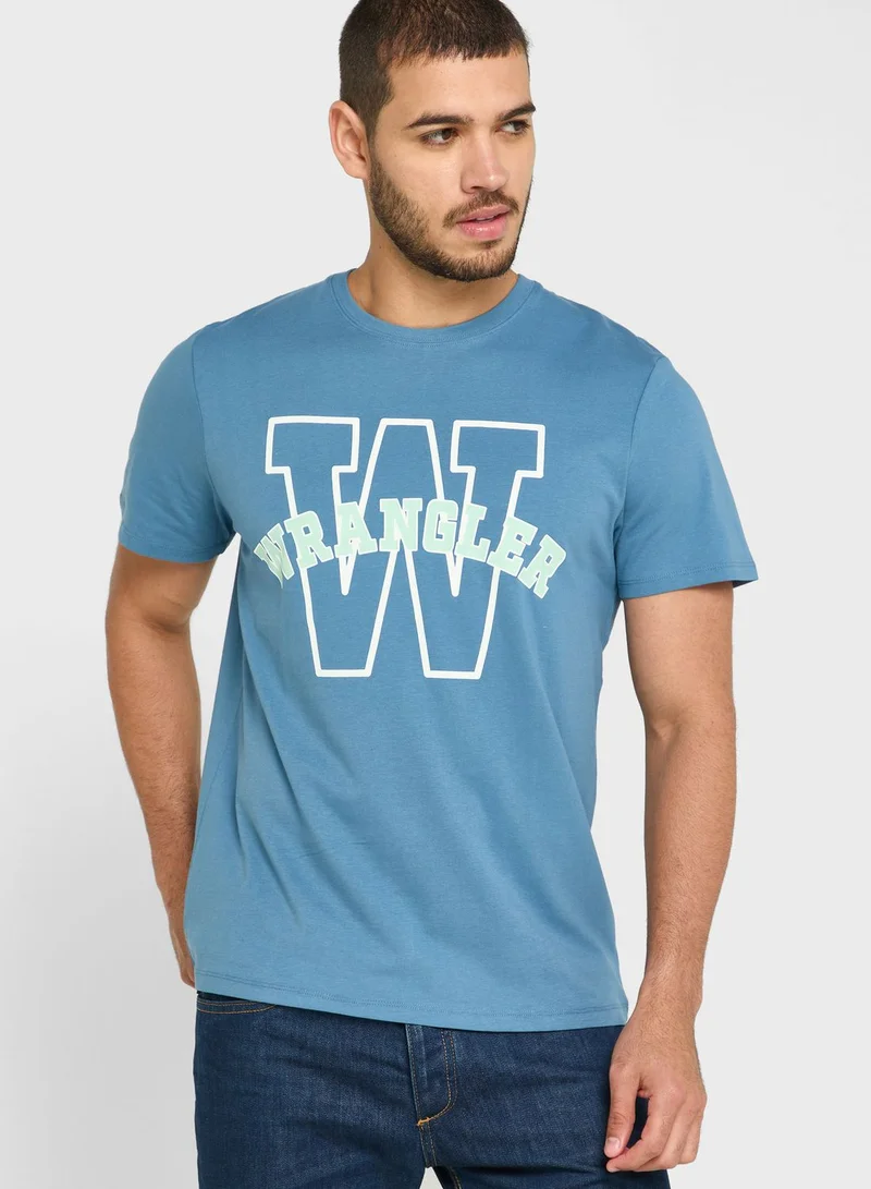 Wrangler Logo Crew Neck T-Shirt