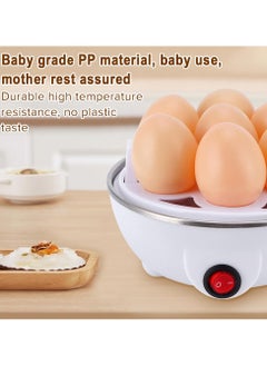 Generic Rapid Egg Cooker with Tray Which Holds up to 7 Eggs，Necomi Egg Cooker,Hard Boiled Egg Cooker Anti-dry Electric Egg Boiler  - Image 4