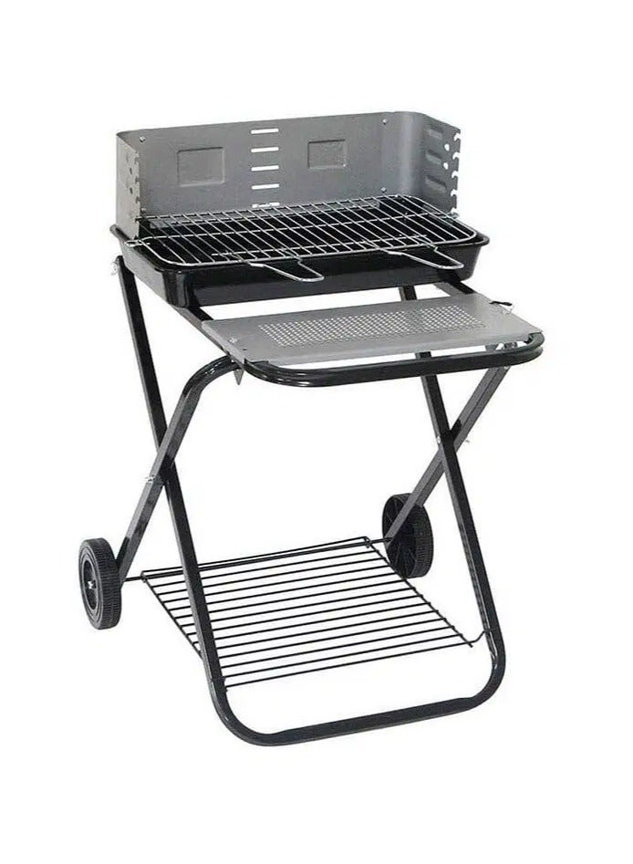 Generic Outdoor BBQ Grill Charcoal Grill- Barbecue Cooker Portable Home Outdoor Camping Picnics Grill Stainless Steel Mesh Non-Stick Tray - Image 1