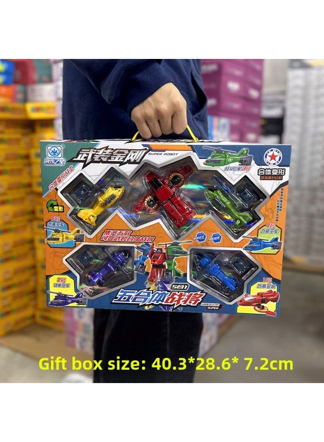 Children Boy Mecha Deformation Robot Toy King Kong Training Institution Points Exchange Gift Box Wholesale-Color:Deformation Toys (2 Mixed)-gift Box 2277-A8 - Image 3