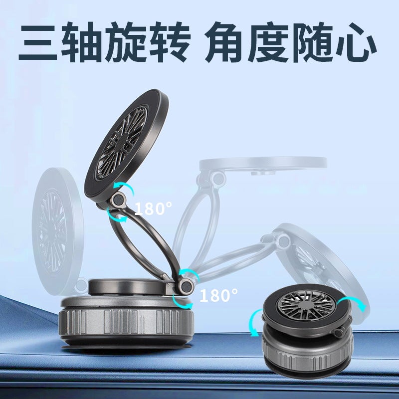 Car Magnetic Mobile Phone Holder Mechanical Suction Cup Foldable Rotating 360 Degree Multi-Scene Car Mobile Phone Holder - Image 3