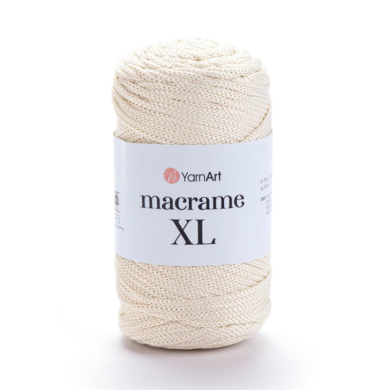 YarnArt Macrame Cord Strong Versatile Macrame Yarn for Knitting Crochet DIY Crafts 100 Polyester 250g 130m Perfect for Wall Hangings Bags Home Decor More 137 XL
