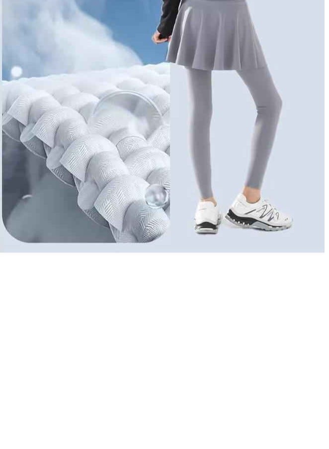 Children's Quick Drying Clothes Yoga Badminton Tennis Training Hooded Long Sleeved Sports Suit  - Image 5