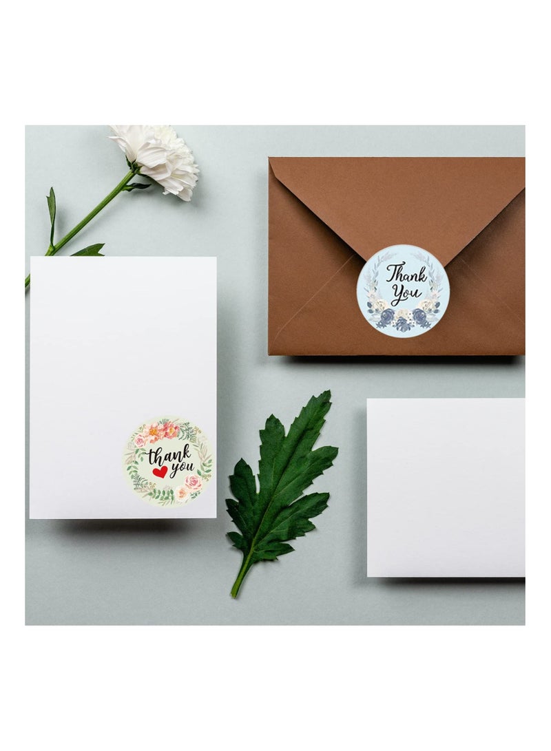 KASTWAVE Thank You Stickers in 36 Designs, 2500 Pcs 1 Inch Thank You Stickers Labels for Envelopes, Bubble Mailers and Gift Bags Packaging for Small Business (Floral Style) - Image 4