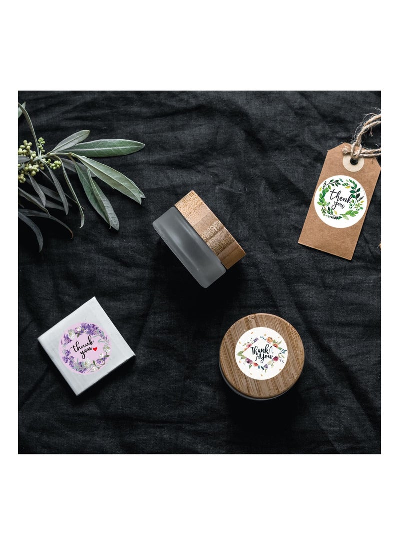KASTWAVE Thank You Stickers in 36 Designs, 2500 Pcs 1 Inch Thank You Stickers Labels for Envelopes, Bubble Mailers and Gift Bags Packaging for Small Business (Floral Style) - Image 3