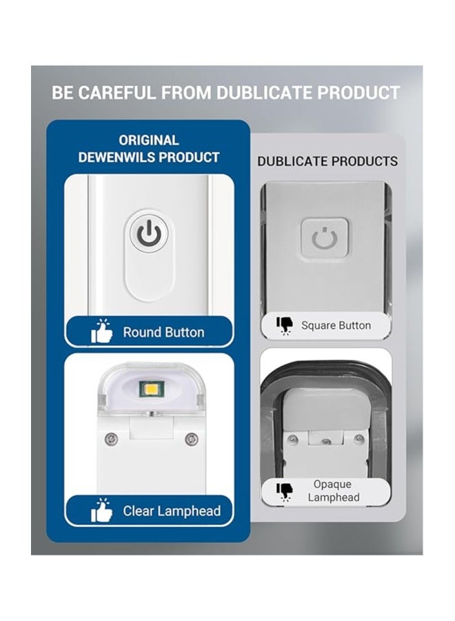 general USB Rechargeable Book Light, Warm White, Brightness Adjustable for Eye-Protection, LED Clip on Portable Bookmark Light for Reading in Bed, Car - Image 4