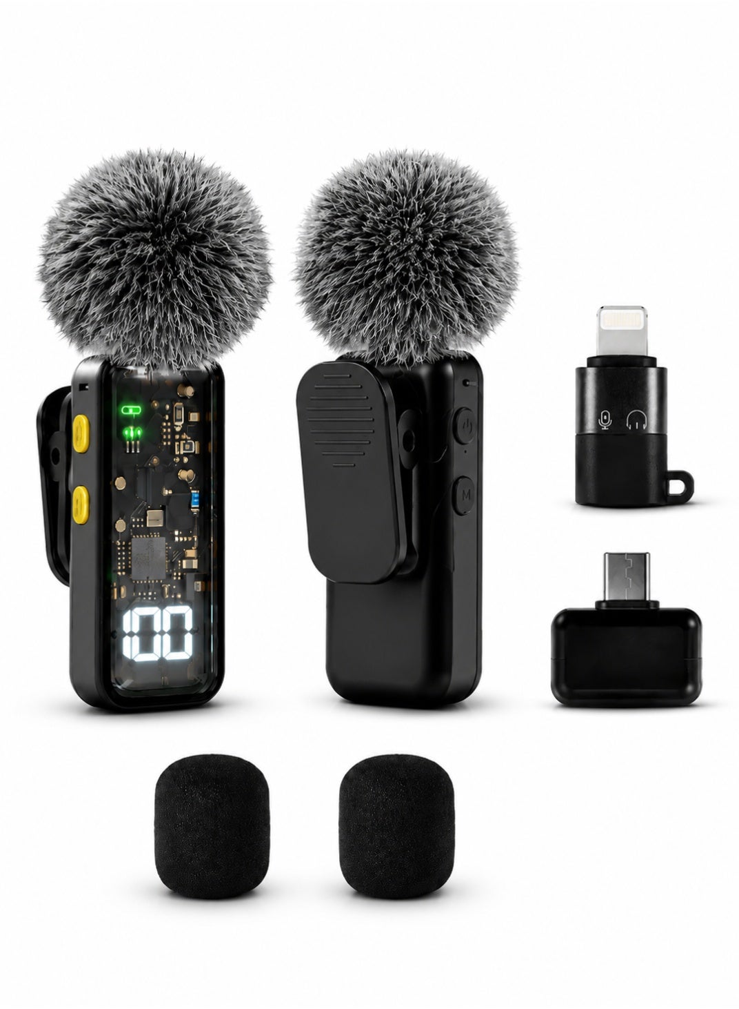 دون لايف Dunelife Professional Wireless Lavalier Microphone wired
