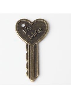 Simple Alloy Keychain Pendant Diy Bracelet Necklace Earring Accessories Craft Supplies For Jewelry Making Love Bronze