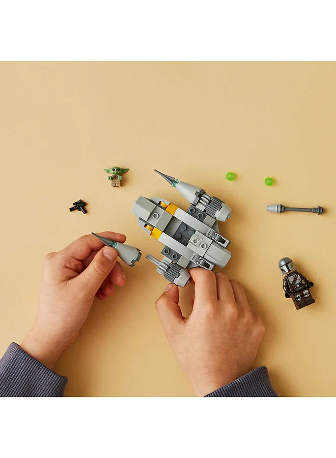 ليغو Star Wars The Mandalorian N-1 Starfighter Microfighter 75363 Building Toy Set for Kids; Fun Gift Idea for Kids Aged 6 and Up; Quick-Build, Stud-Shooting Construction Model for Action Play (88 Pieces) LEGO