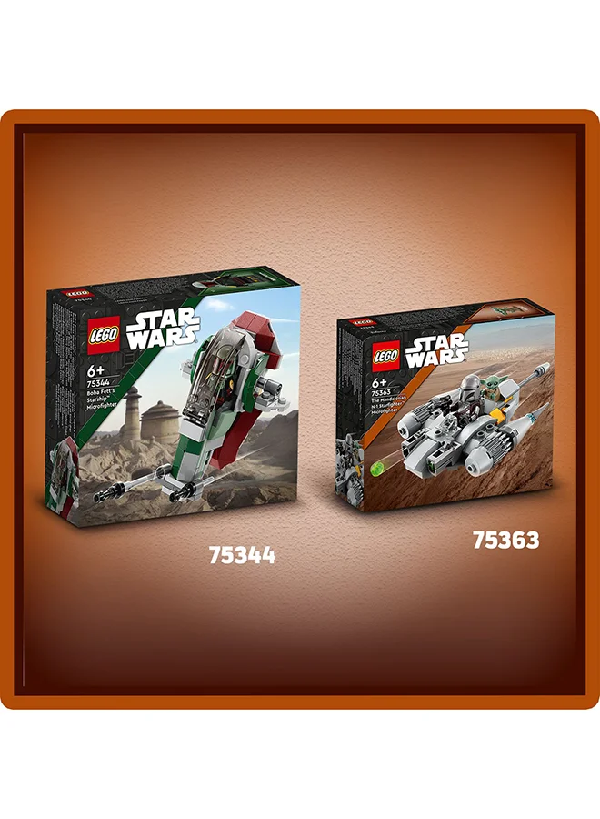 ليغو Star Wars The Mandalorian N-1 Starfighter Microfighter 75363 Building Toy Set for Kids; Fun Gift Idea for Kids Aged 6 and Up; Quick-Build, Stud-Shooting Construction Model for Action Play (88 Pieces) LEGO