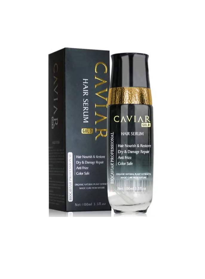 Caviar Gold Biocaviar Professional Hair Serum for Hair Nourish and Restore Dry and Damage Hair 120ml - Image 1