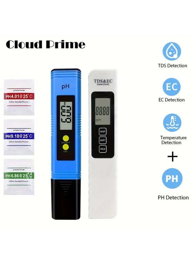 Yellow PH TDS Meter Digital Water Tester 0 14 PH 0 9999ppm PPM Water Quality Pen - Image 2