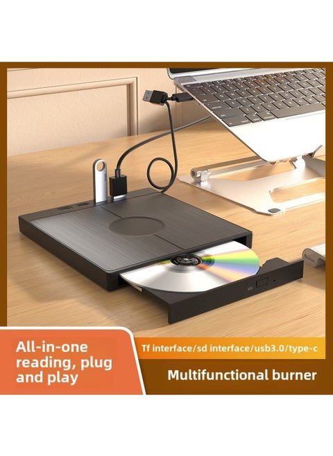 Usb3.0 Computer External Multi-function Optical Drive DVD Burner CD Player Type-c External Mobile Portable-Color:XD042 Multi-function Recording