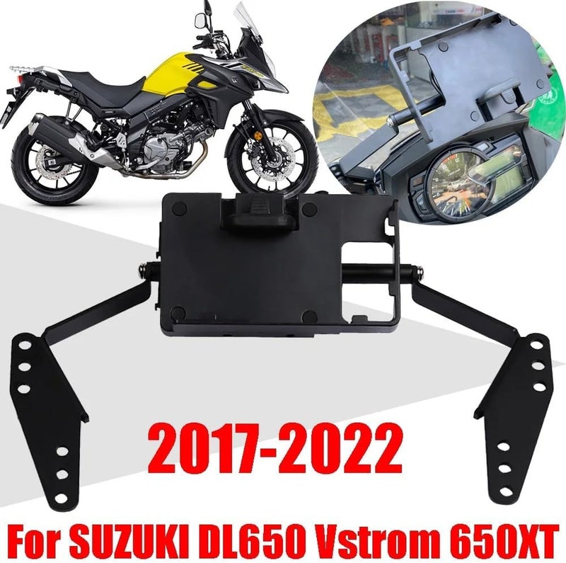 QASULER Motorcycle Phone Holder for Suzuki DL650 Vstrom - Image 2