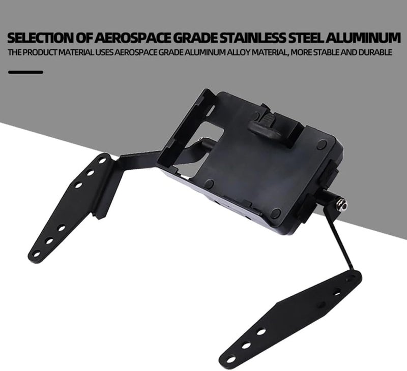 QASULER Motorcycle Phone Holder for Suzuki DL650 Vstrom - Image 3