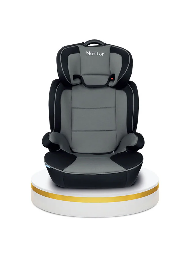 نورتر Jupiter BabyKids 3in1 Car Seat Booster Seat Adjustable Backrest Extra Protection 5Point Safety Harness 9 months to 12 years Upto 36kg Official Product
